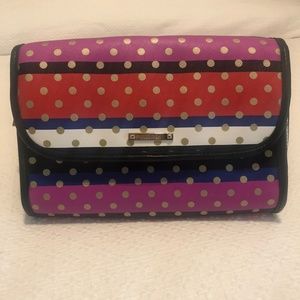 Stella & Dot Hang On Travel Case - Crazy Stripe